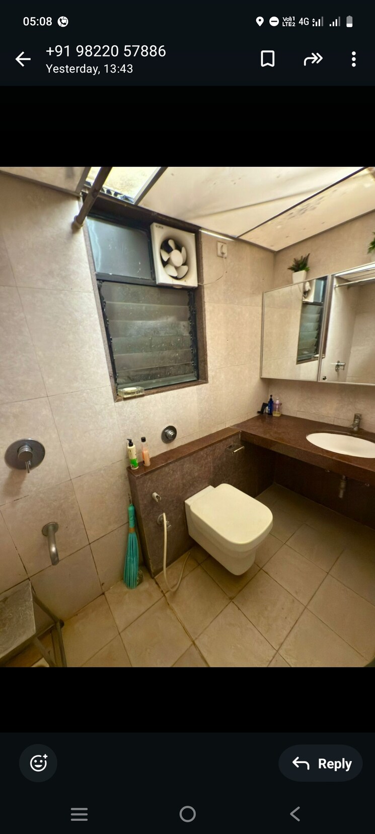 Bathroom, pride-purple-park-royale 3 Bedroom 1650 Sq.Ft. Apartment In Rahatani Pune 8865773