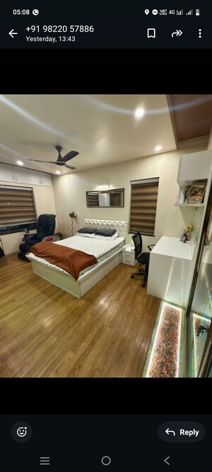 Living Room in 3 BHK Apartment at Pride Purple Park Royale, Rahatani – for Sale