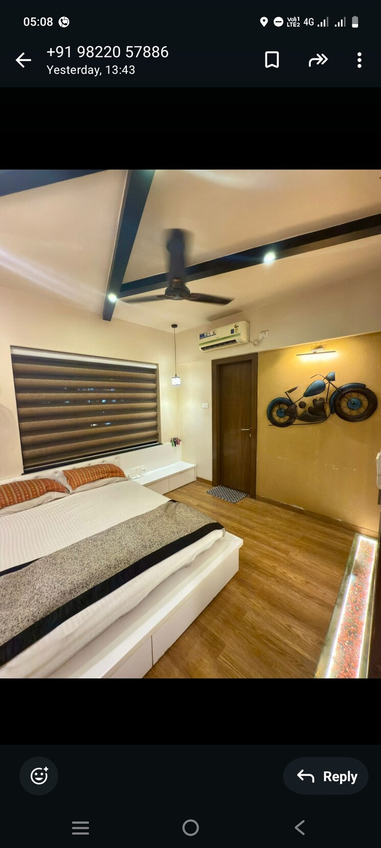 Bedroom, pride-purple-park-royale 3 Bedroom 1650 Sq.Ft. Apartment In Rahatani Pune 8865773