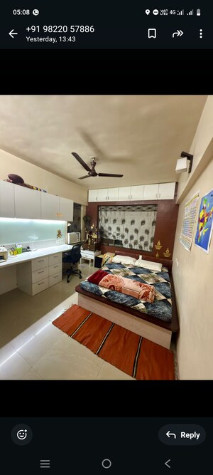 Bedroom in 3 BHK Apartment at Pride Purple Park Royale, Rahatani – for Sale