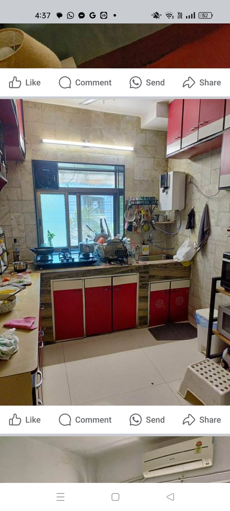 Kitchen, dheeraj-pooja 2 Bedroom 604 Sq.Ft. Apartment In Malad West Mumbai 8865838