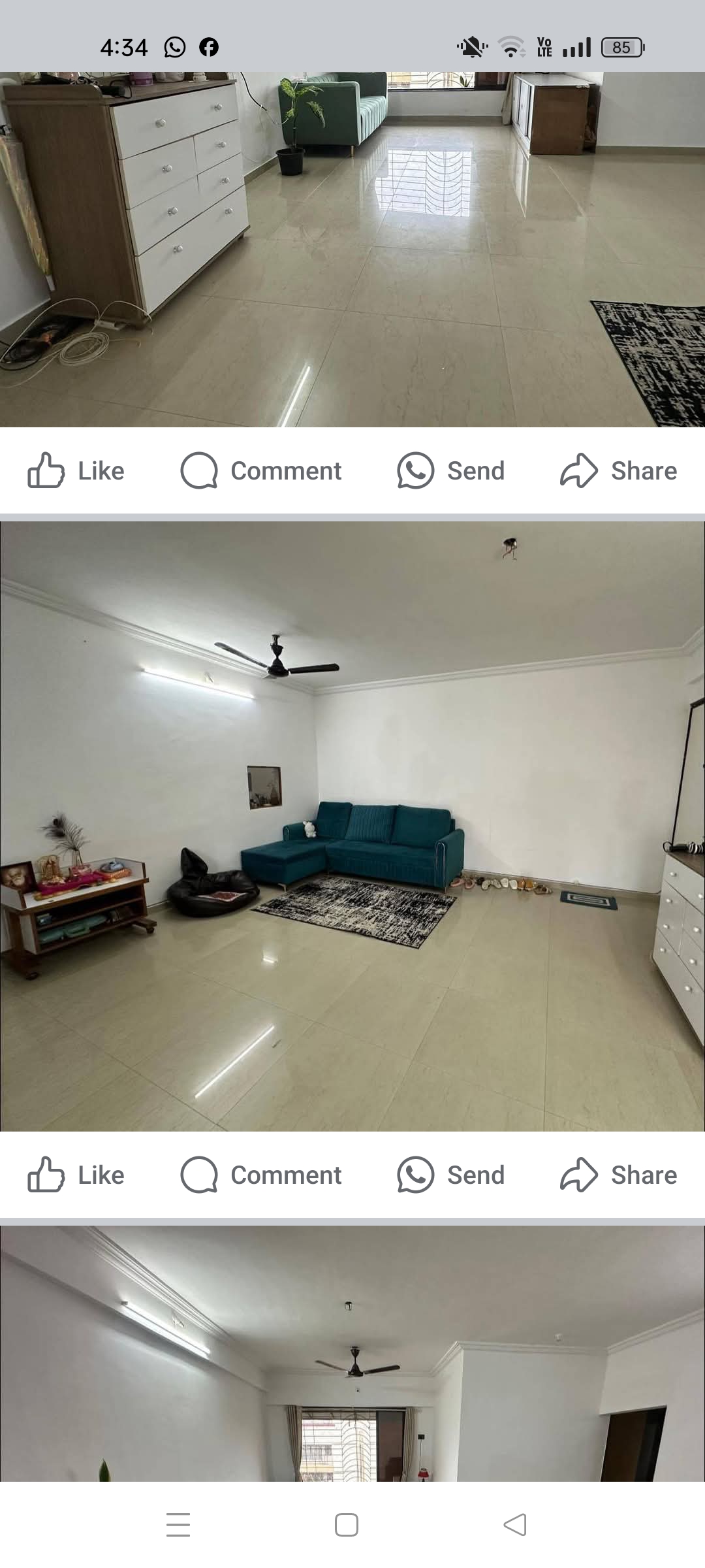 1 Rk  250 Sq.Ft. Apartment in Romell Diva