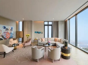 Living Room in 5 BHK Apartment at Provenance Four Seasons Private Residences, Worli – for Sale