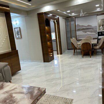 Living Room in 3 BHK Apartment at Nirman Nagar – for Sale