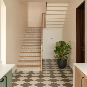 Staircase in 2 BHK Independent House at Dehradun Cantt – for Sale