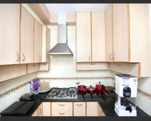 Kitchen in 4 BHK Apartment at Vikasnagar – for Sale
