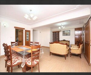 Living Room in 4 BHK Apartment at Vikasnagar – for Sale