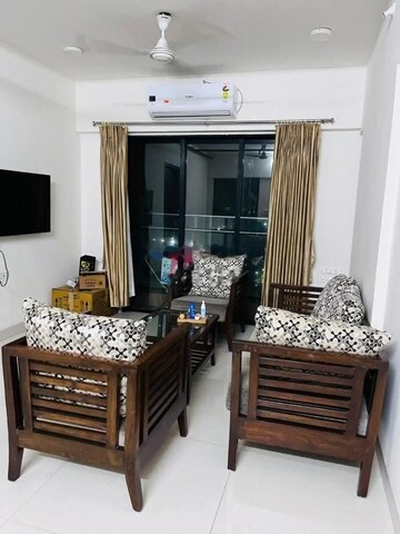 Living Room in 2 BHK Apartment at Hubtown Hillcrest, Andheri East – for Sale