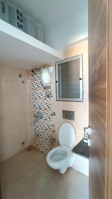 Bathroom in 1 BHK Apartment at Peninsula Heights Virar, Virar West – for Rent