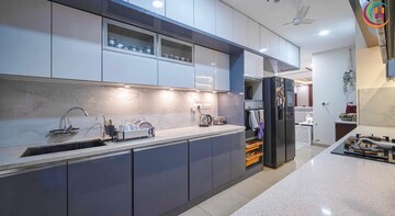 Kitchen in 4 BHK Apartment at Prestige High Fields, Gachibowli – for Rent