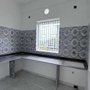 Kitchen in 3 BHK Apartment at New Town – for Sale