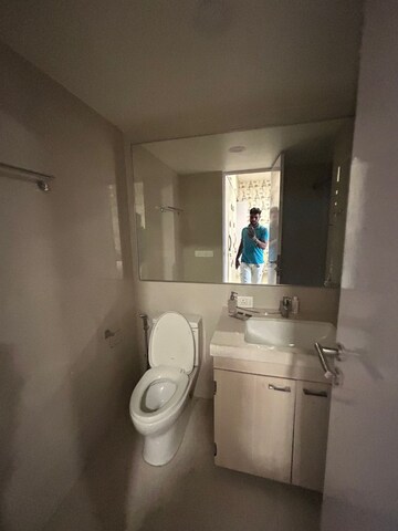 Bathroom in 3 BHK Apartment at Hiranandani Estate, Ghodbunder Road – for Rent