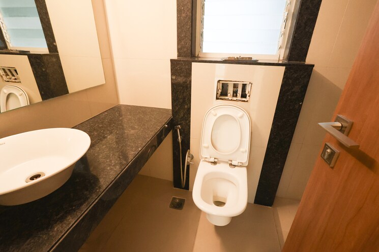 Bathroom, narang-rozanne-by-courtyard 3 Bedroom 1268 Sq.Ft. Apartment In Pokhran Road No Two Thane 8866709