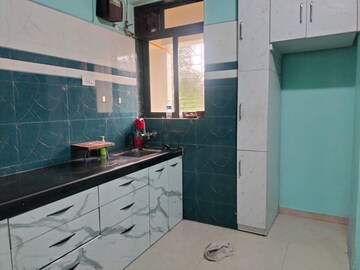 Kitchen in 1 BHK Apartment at Sai Baba Vihar Complex, Ghodbunder Road – for Rent