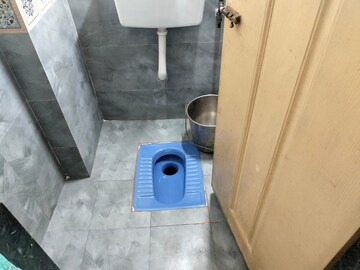 Bathroom in 1 BHK Apartment at Sai Baba Vihar Complex, Ghodbunder Road – for Rent