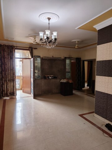 Living Room in 3 BHK Apartment at Mapsko Krishna Apra Gardens, Vaibhav Khand – for Rent