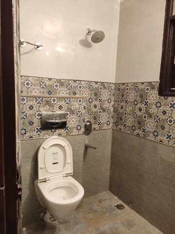 Bathroom in 1 RK Builder Floor at Sushant Lok I – for Rent
