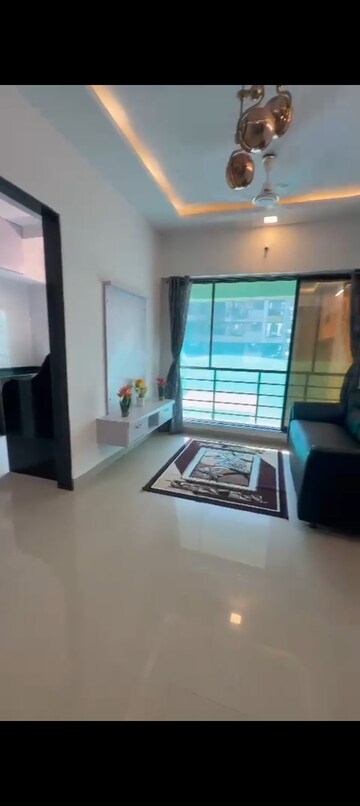 Living Room in 1 BHK Apartment at Sankalp Heights, Nalasopara West – for Sale
