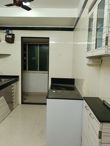 Kitchen in 3 BHK Apartment at Cosmos Majestic, Prabhadevi – for Rent