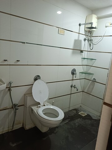 Bathroom in 3 BHK Apartment at Cosmos Majestic, Prabhadevi – for Rent