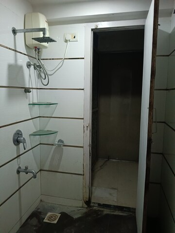 Bathroom in 3 BHK Apartment at Cosmos Majestic, Prabhadevi – for Rent