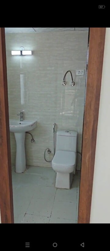 Bathroom in 2 BHK Apartment at SG Shikhar Height, Siddharth Vihar – for Rent