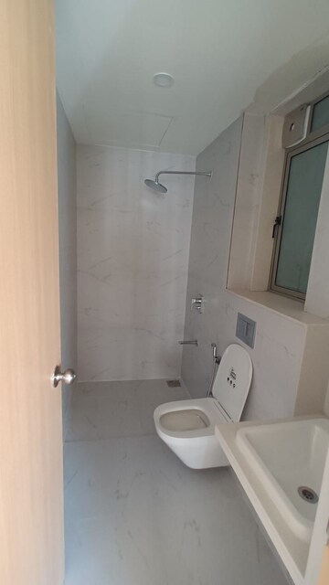 Bathroom in 1 BHK Apartment at Lodha Unica, Jogeshwari West – for Rent