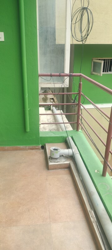 Staircase in 2 BHK Builder Floor at Cambridge Layout – for Rent