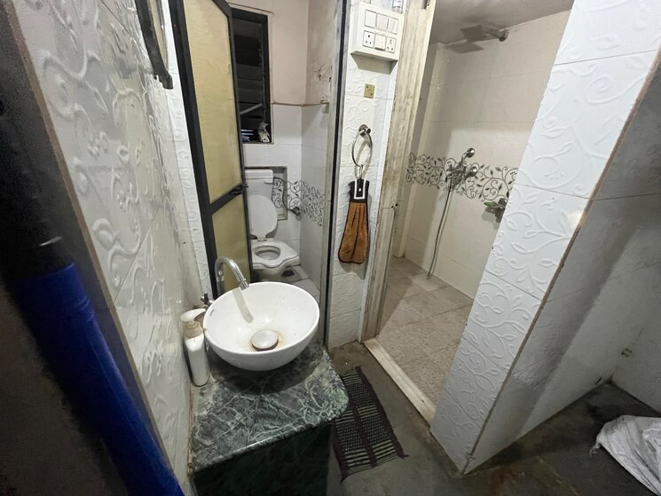 Bathroom, om-shraddha-chs 1 Bedroom 450 Sq.Ft. Apartment In Kalwa Thane 8867052