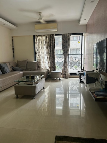 Living Room in 2 BHK Apartment at Valentine Apartments, Goregaon East – for Rent