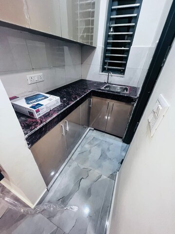 Kitchen in 1 RK Builder Floor at Sushant Lok I – for Rent