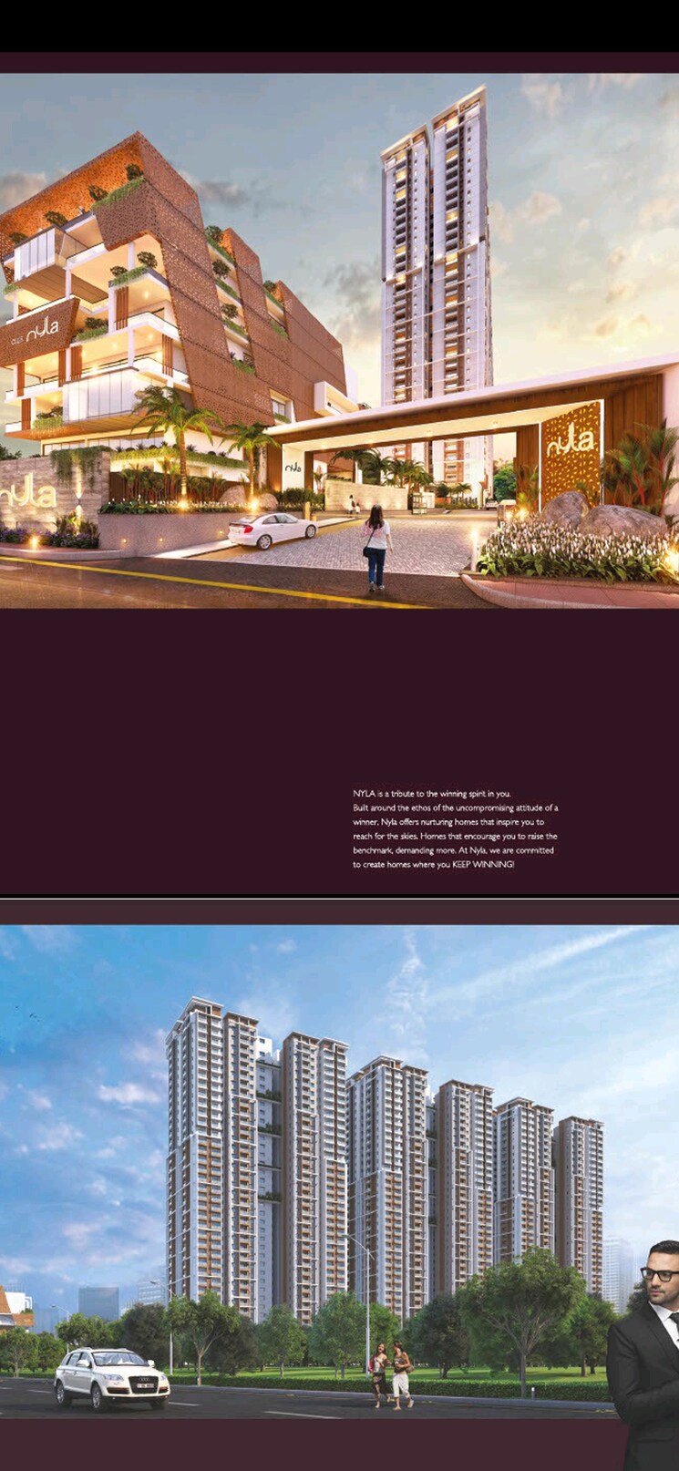 Exterior View, team-4-nyla 4 Bedroom 2665 Sq.Ft. Apartment In Miyapur Hyderabad 8867166