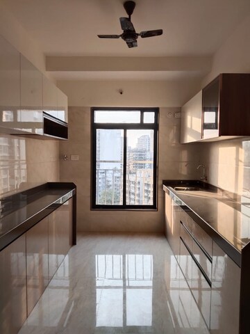 Kitchen in 3 BHK Apartment at Naman Habitat, Andheri West – for Rent