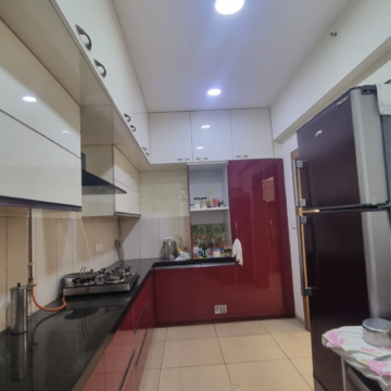 Kitchen in 3 BHK Apartment at Prestige Royale Gardens, Avalahalli – for Rent