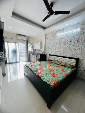 Bedroom in 1 RK Builder Floor at Sushant Lok I – for Rent