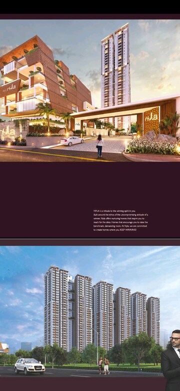 3 BHK Apartment – Exterior View View at Team 4 Nyla, Miyapur - for Sale