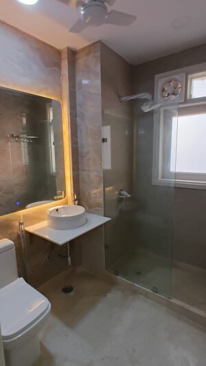 Bathroom in 3 BHK Builder Floor at East Of Kailash – for Sale