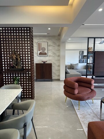 Living Room in 4 BHK Apartment at Strut Arcadia 77, Gota – for Sale
