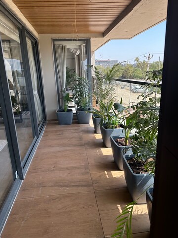 Balcony in 4 BHK Apartment at Strut Arcadia 77, Gota – for Sale