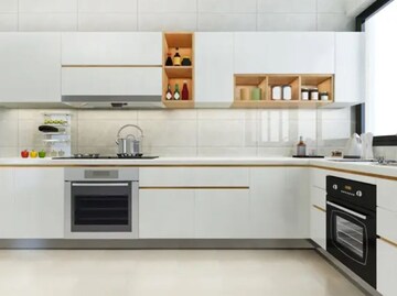 Kitchen in 3 BHK Apartment at Prabhadevi – for Sale