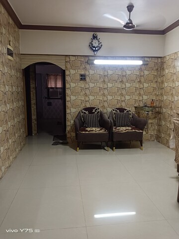 Living Room in 2 BHK Apartment at Cosmos Tower Mira Road, Mira Road – for Rent