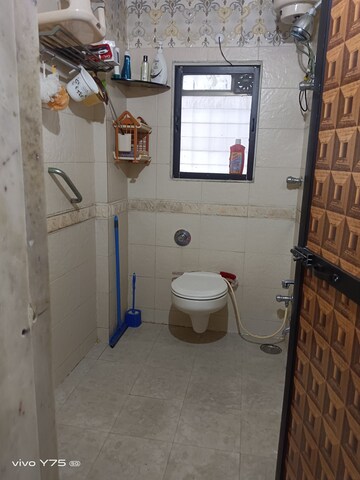 Bathroom in 2 BHK Apartment at Cosmos Tower Mira Road, Mira Road – for Rent