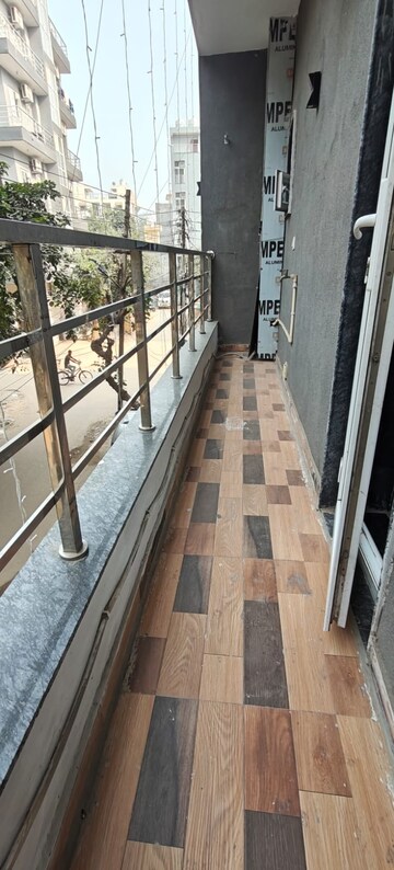 Balcony in 1 RK Builder Floor at Sushant Lok I – for Rent