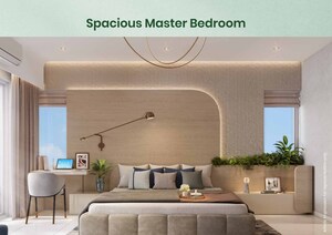 Master Bedroom in 2 BHK Apartment at Mahindra IvyLush, Kharadi – for Sale