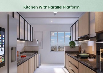 Kitchen in 2 BHK Apartment at Mahindra IvyLush, Kharadi – for Sale