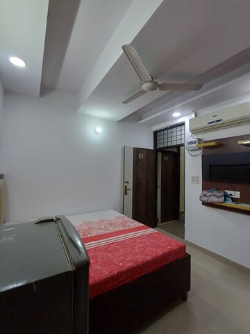 Bedroom in 1 RK Builder Floor at Sushant Lok I – for Rent