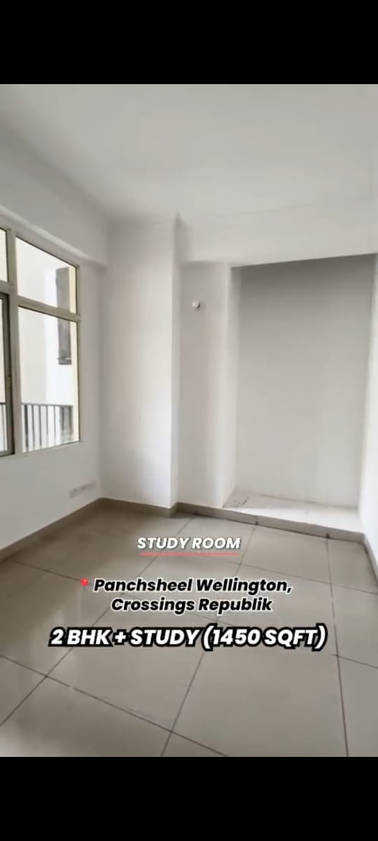 2.5 BHK + Study Room 1450 Sq.Ft. Apartment in Panchsheel Wellington