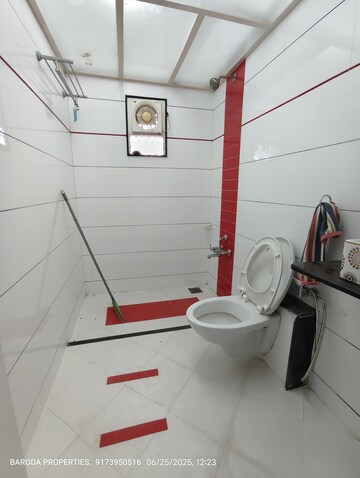 Bathroom in 4 BHK Apartment at Gotri Road – for Sale
