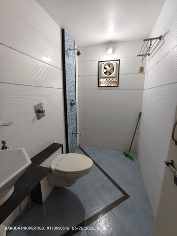 Bathroom in 4 BHK Apartment at Gotri Road – for Sale