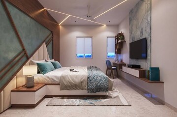 Bedroom in 3 BHK Apartment at Prestige High Fields, Gachibowli – for Rent